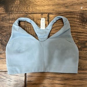 Lululemon blue sports bra size 4